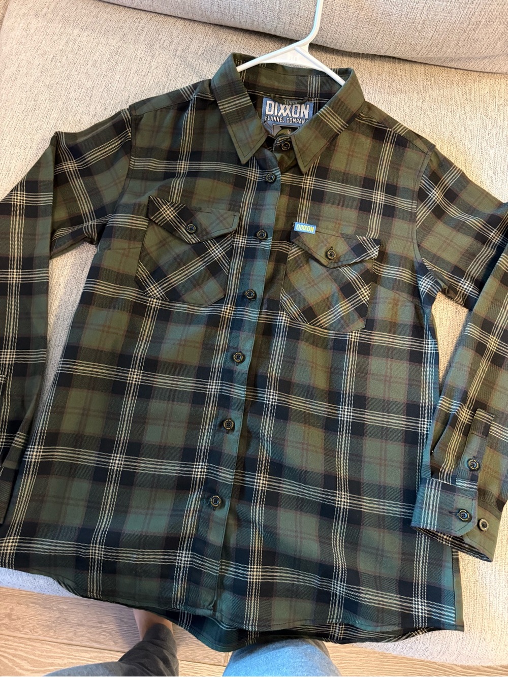 Dixxon Flannel Co. The Cove Plaid Flannel Shirt Womens Large NWT